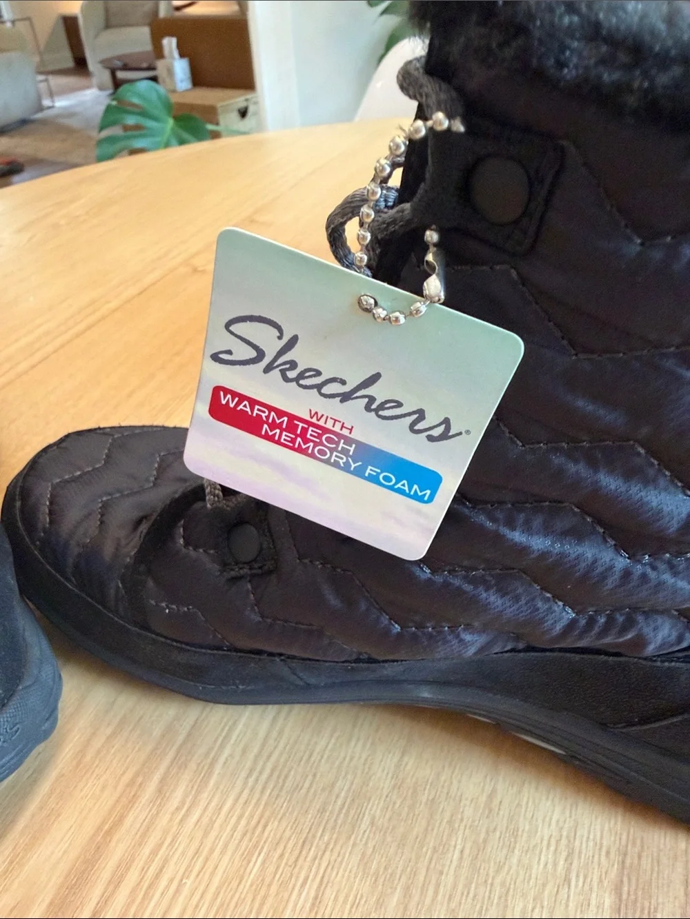 Skechers Women's Reggae Fest-Vector Ankle Bootie, Black, 10M US